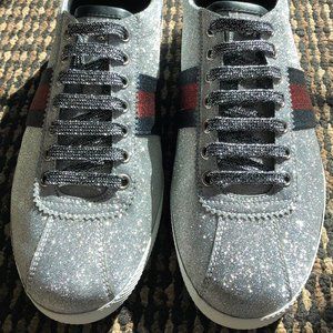 Gucci Bambi Web Low-Top Sneakers